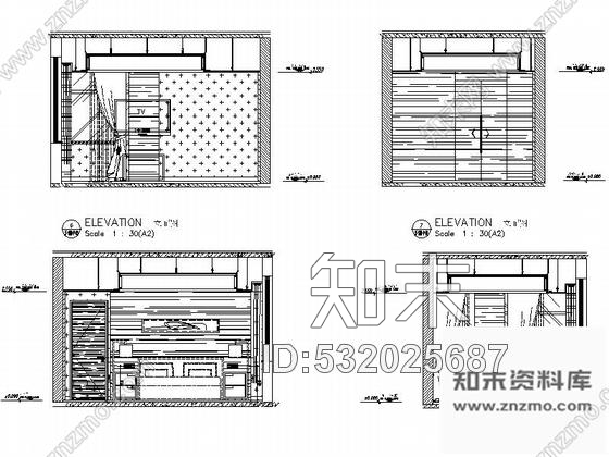 施工图陕西五星级豪华酒店全套室内施工图含效果施工图下载【ID:532025687】