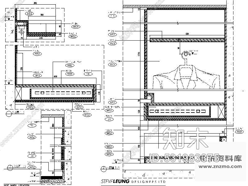 施工图北京某示范单位双层别墅样板房装修图cad施工图下载【ID:531983375】