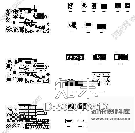 施工图某茶室装修设计cad施工图下载【ID:532016513】