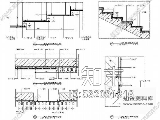 施工图江苏某博览会会议中心室内装修施工图含效果cad施工图下载【ID:532091816】