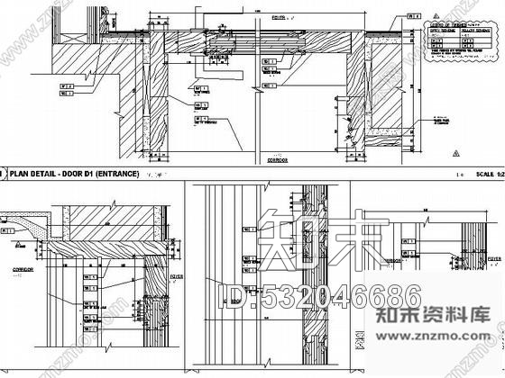 施工图杭州新古典酒店大床间客房室内施工图施工图下载【ID:532046686】