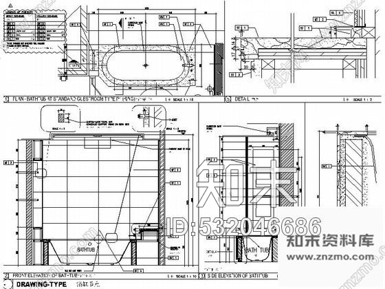 施工图杭州新古典酒店大床间客房室内施工图施工图下载【ID:532046686】