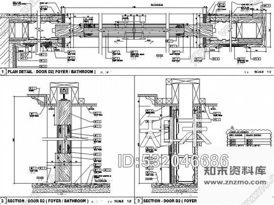 施工图杭州新古典酒店大床间客房室内施工图施工图下载【ID:532046686】