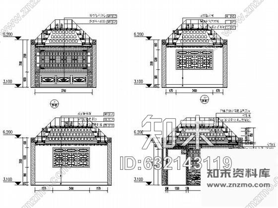 施工图广东设计之都中式风情佛寺殿堂CAD装修施工图cad施工图下载【ID:632143119】