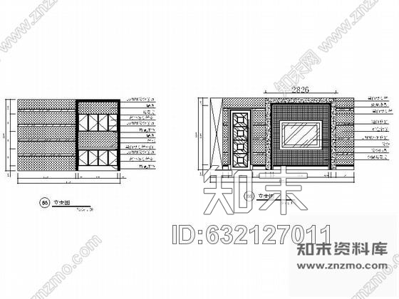 施工图某欧式娱乐会所包房16装修图cad施工图下载【ID:632127011】