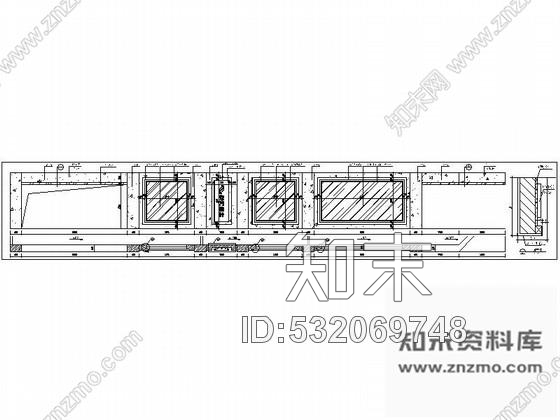 施工图知名品牌现代时尚家具专卖店CAD装修施工图cad施工图下载【ID:532069748】