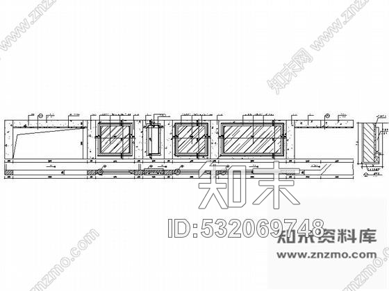 施工图知名品牌现代时尚家具专卖店CAD装修施工图cad施工图下载【ID:532069748】