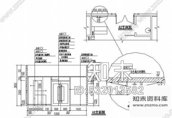 施工图某餐厅包间装修施工图cad施工图下载【ID:532013582】