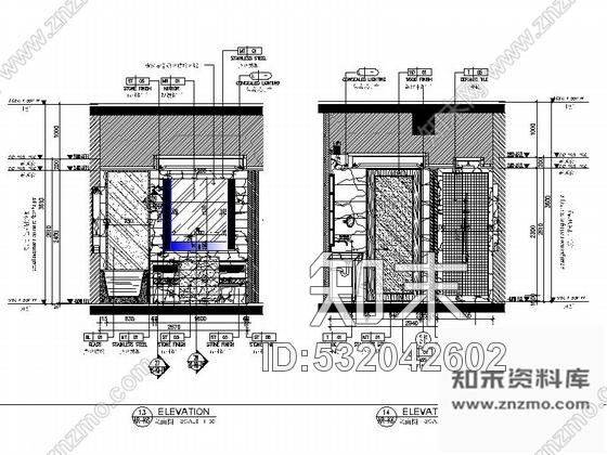 施工图深圳蛇口某国际大酒店K6房型客房室内装修图施工图下载【ID:532042602】