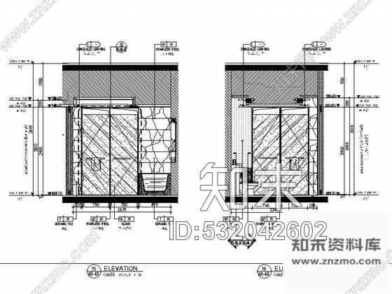 施工图深圳蛇口某国际大酒店K6房型客房室内装修图施工图下载【ID:532042602】