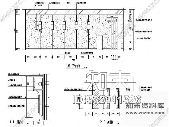 施工图重庆某毛肚火锅室内装修图cad施工图下载【ID:532011526】