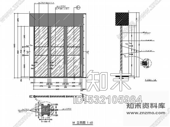 施工图广东韩国家具展厅室内装修施工图施工图下载【ID:532105984】