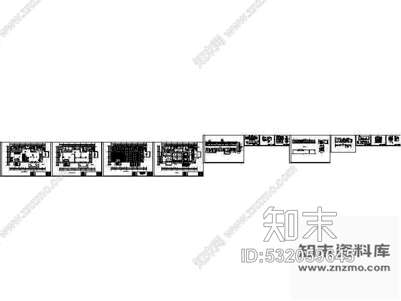 施工图某知名大酒店大厅装修图cad施工图下载【ID:532059645】