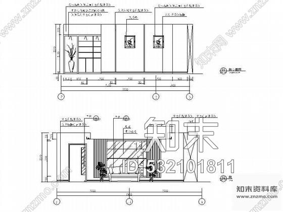 施工图办公室装修设计图cad施工图下载【ID:532101811】
