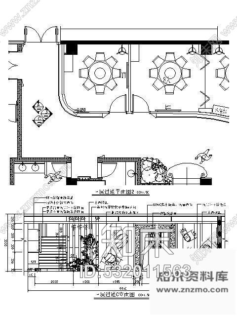 施工图江苏某三层酒楼施工图含效果cad施工图下载【ID:532011563】