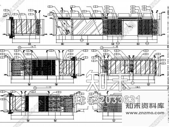 施工图四川五星级旅游酒店餐厅装修设计CAD施工图含效果施工图下载【ID:532033631】