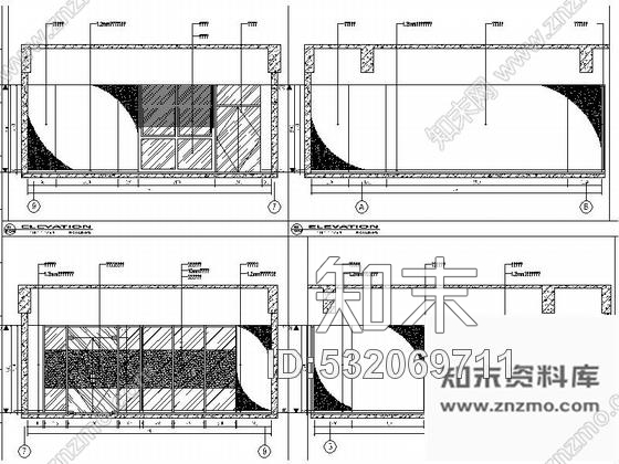 施工图江苏高档现代风格酒店式公寓加售楼处室内装修施工图含效果cad施工图下载【ID:532069711】