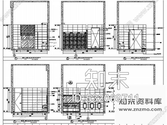 施工图江苏高档现代风格酒店式公寓加售楼处室内装修施工图含效果cad施工图下载【ID:532069711】