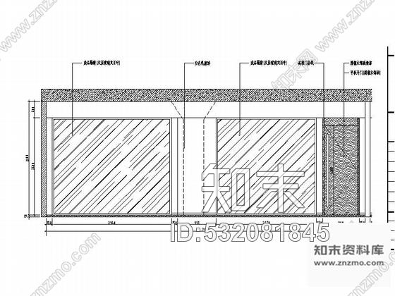 施工图上海某大型服务中心现代办公楼室内设计cad施工图施工图下载【ID:532081845】