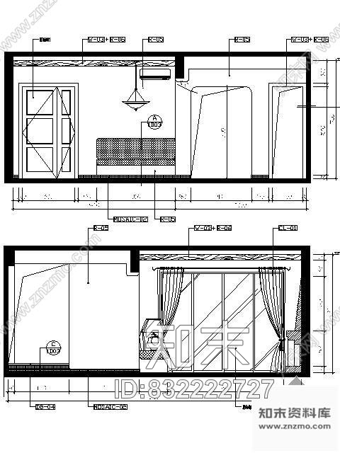 图块/节点客餐厅立面-东南亚风格cad施工图下载【ID:832222727】