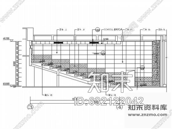 施工图上海动感时尚现代电影院室内施工图cad施工图下载【ID:632122042】