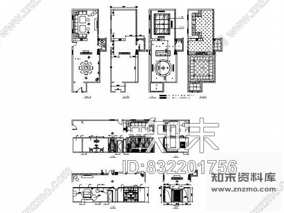 图块/节点会所某包厢立面图2cad施工图下载【ID:832201756】