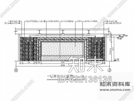 施工图天津省级现代时尚大气的图书馆室内施工图含方案图cad施工图下载【ID:632136136】