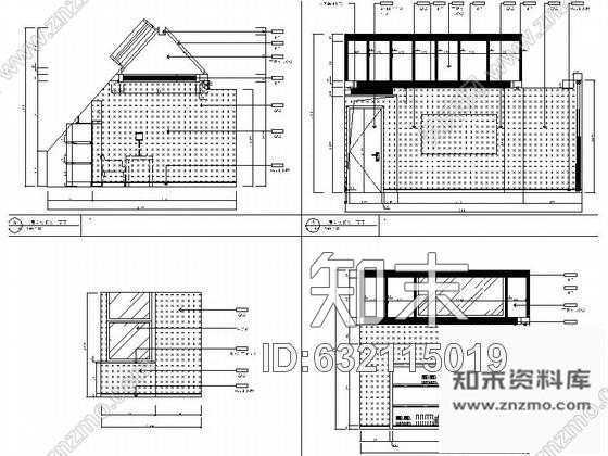 施工图青岛现代时尚计算机软件服务会所室内装修施工图cad施工图下载【ID:632115019】