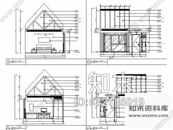 施工图青岛现代时尚计算机软件服务会所室内装修施工图cad施工图下载【ID:632115019】