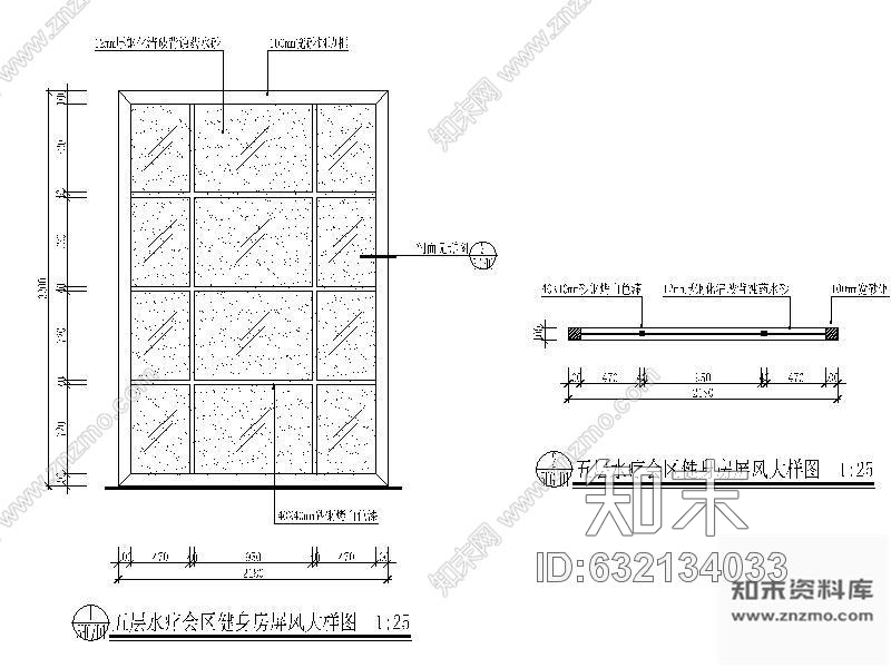 施工图小型健身房装饰设计图cad施工图下载【ID:632134033】