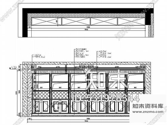 施工图精品豪华中式风格两层别墅装修室内设计施工图含效果cad施工图下载【ID:531978344】