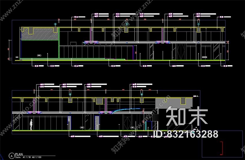 台湾姚仁喜+王子设计+元崇设计诚品生活苏州(含诚品书店)丨建筑SU+CAD施工图...施工图下载【ID:832163288】