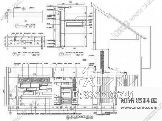 图块/节点圆型餐饮大厅装修详图cad施工图下载【ID:832206741】