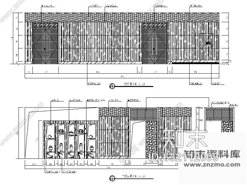 施工图某咖啡会所室内装修图cad施工图下载【ID:632112009】