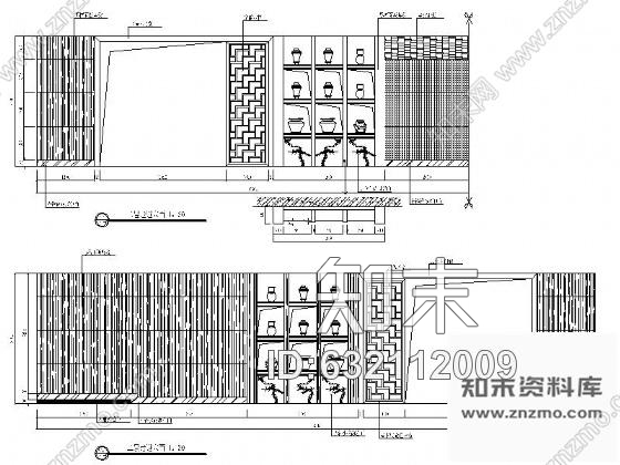 施工图某咖啡会所室内装修图cad施工图下载【ID:632112009】