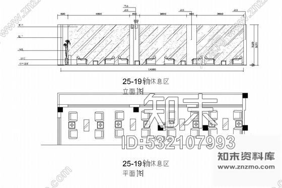 施工图某小区两层售楼中心和某户型装修施工图cad施工图下载【ID:532107993】