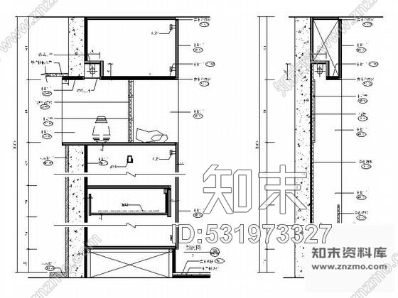 施工图深圳三层现代风格别墅室内设计装修CAD图纸施工图下载【ID:531973327】