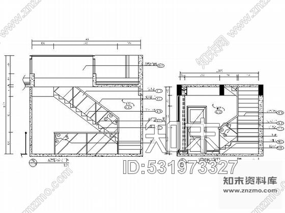 施工图深圳三层现代风格别墅室内设计装修CAD图纸施工图下载【ID:531973327】