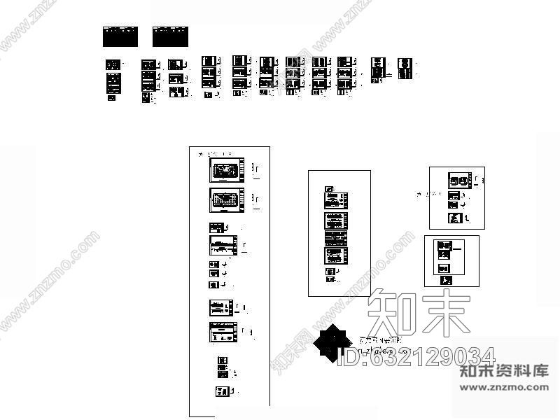 施工图某中型KTV包房装修图cad施工图下载【ID:632129034】