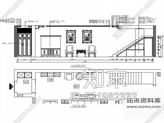 施工图银川300简欧风格三层别墅样板间装修施工图cad施工图下载【ID:531982332】