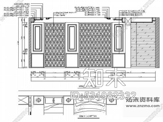 施工图银川300简欧风格三层别墅样板间装修施工图cad施工图下载【ID:531982332】