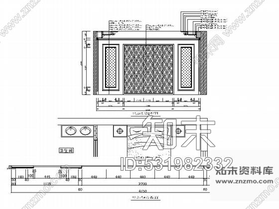 施工图银川300简欧风格三层别墅样板间装修施工图cad施工图下载【ID:531982332】