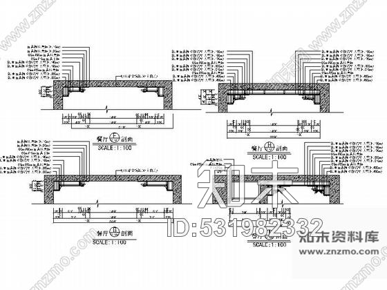 施工图银川300简欧风格三层别墅样板间装修施工图cad施工图下载【ID:531982332】