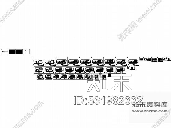 施工图银川300简欧风格三层别墅样板间装修施工图cad施工图下载【ID:531982332】