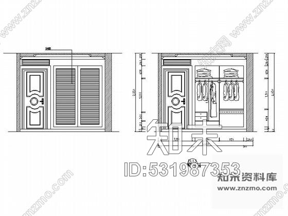 施工图苏州田园简欧四层别墅室内设计装修图cad施工图下载【ID:531987353】