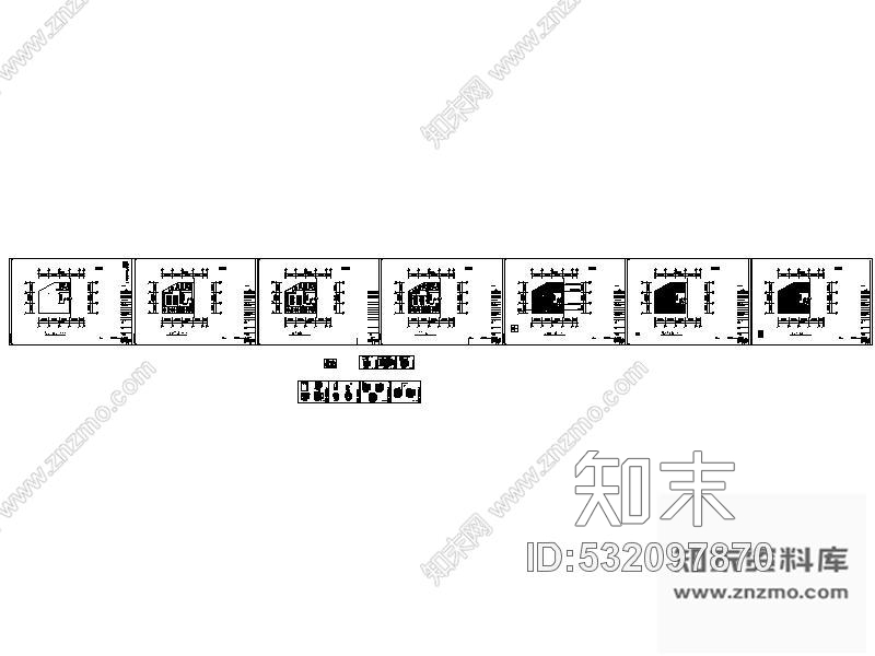 施工图上海某置业公司办公空间装修图cad施工图下载【ID:532097870】