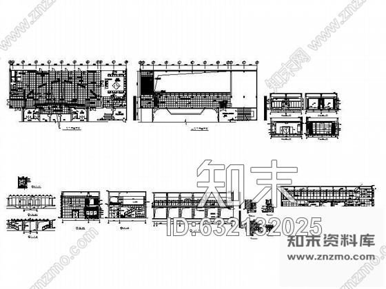 施工图大戏院门厅设计施工图cad施工图下载【ID:632132025】