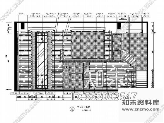 施工图深圳特色新中式餐厅设计装修图含效果cad施工图下载【ID:532003547】