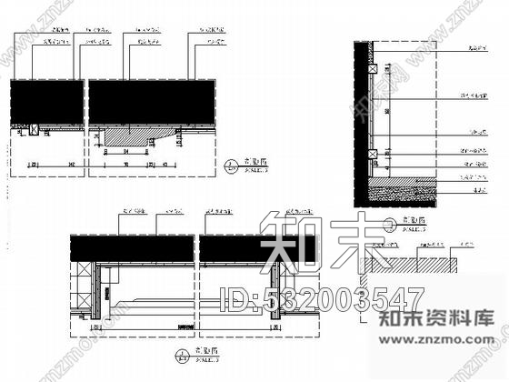 施工图深圳特色新中式餐厅设计装修图含效果cad施工图下载【ID:532003547】