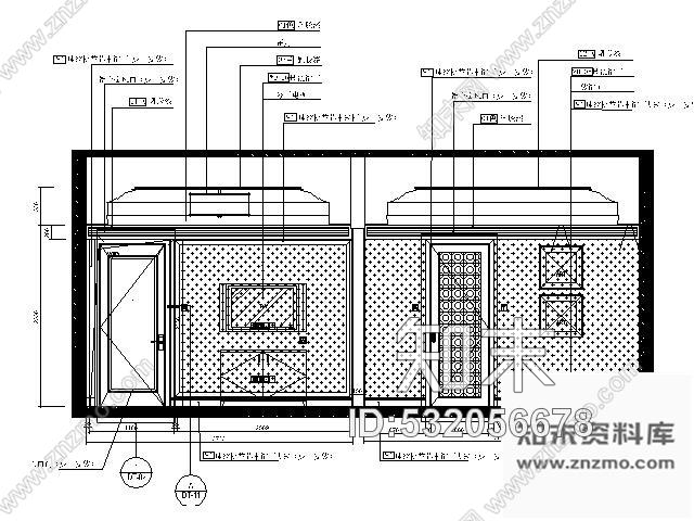 施工图上海五星豪华酒店F型套房施工图cad施工图下载【ID:532056678】